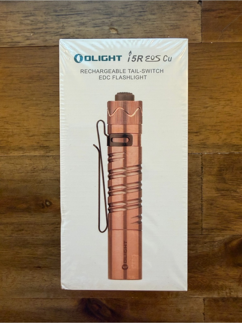 Olight i5R EOS Cu Copper Limited Edition Rechargeable EDC Flashlight NEW Sealed